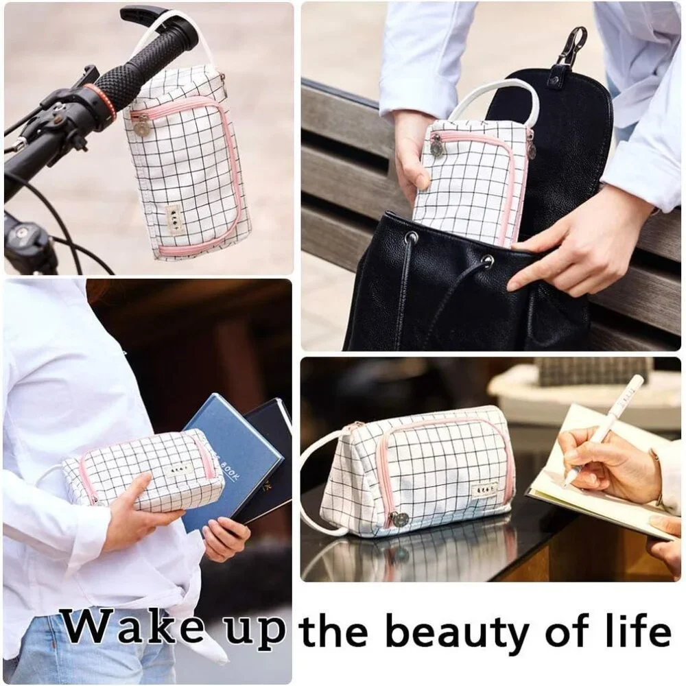 Big Capacity Pencil Case Pouch Pen Case Simple Stationery Bag School College Off - Picture 8 of 8
